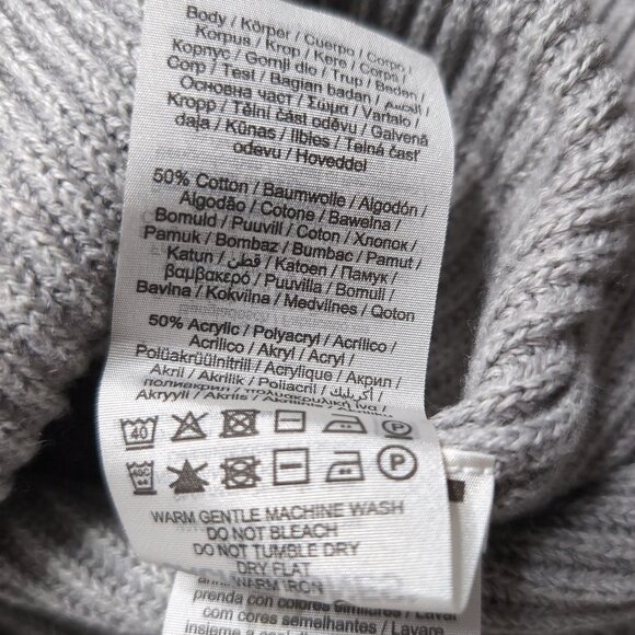 Jack & Jones Men's Grey Ribbed Knit Sweater , Size XL - Picture 5 of 7